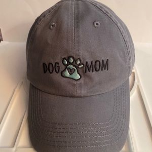 Preowned Ladies “ Dog Mom Hat/Cap.. Grey Color Adjustable..”Open Road” Brand